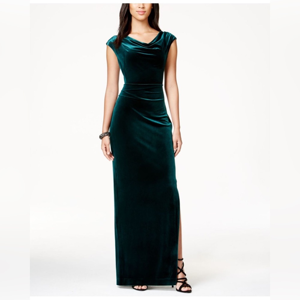 Vince Camuto Cap Sleeve Evening Dress